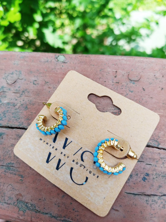 Mini Turquoise Earrings
