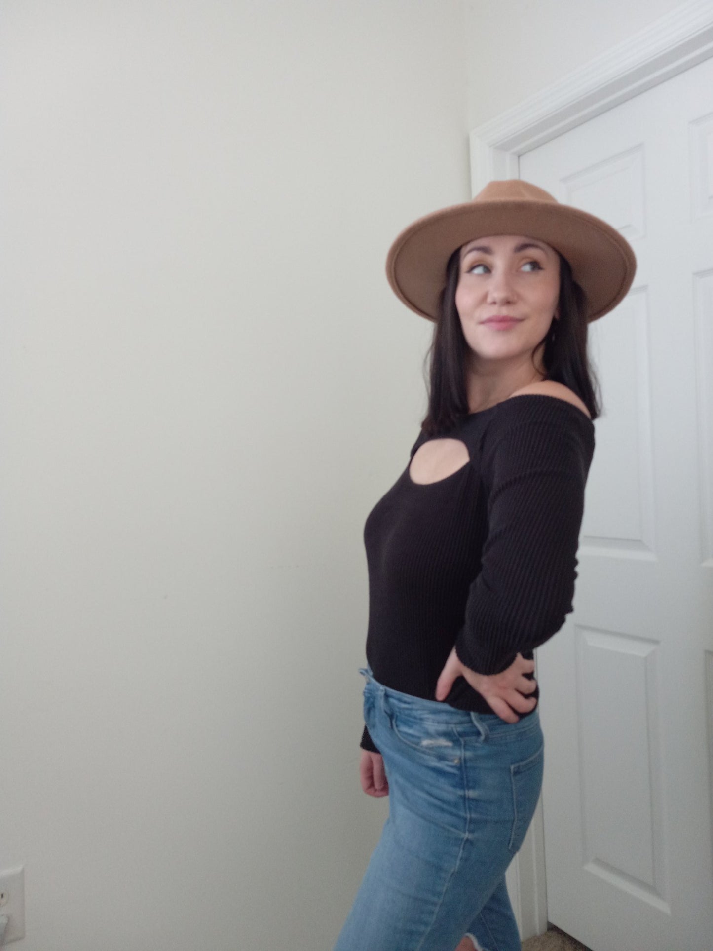 Sleeveless Cut Out Top