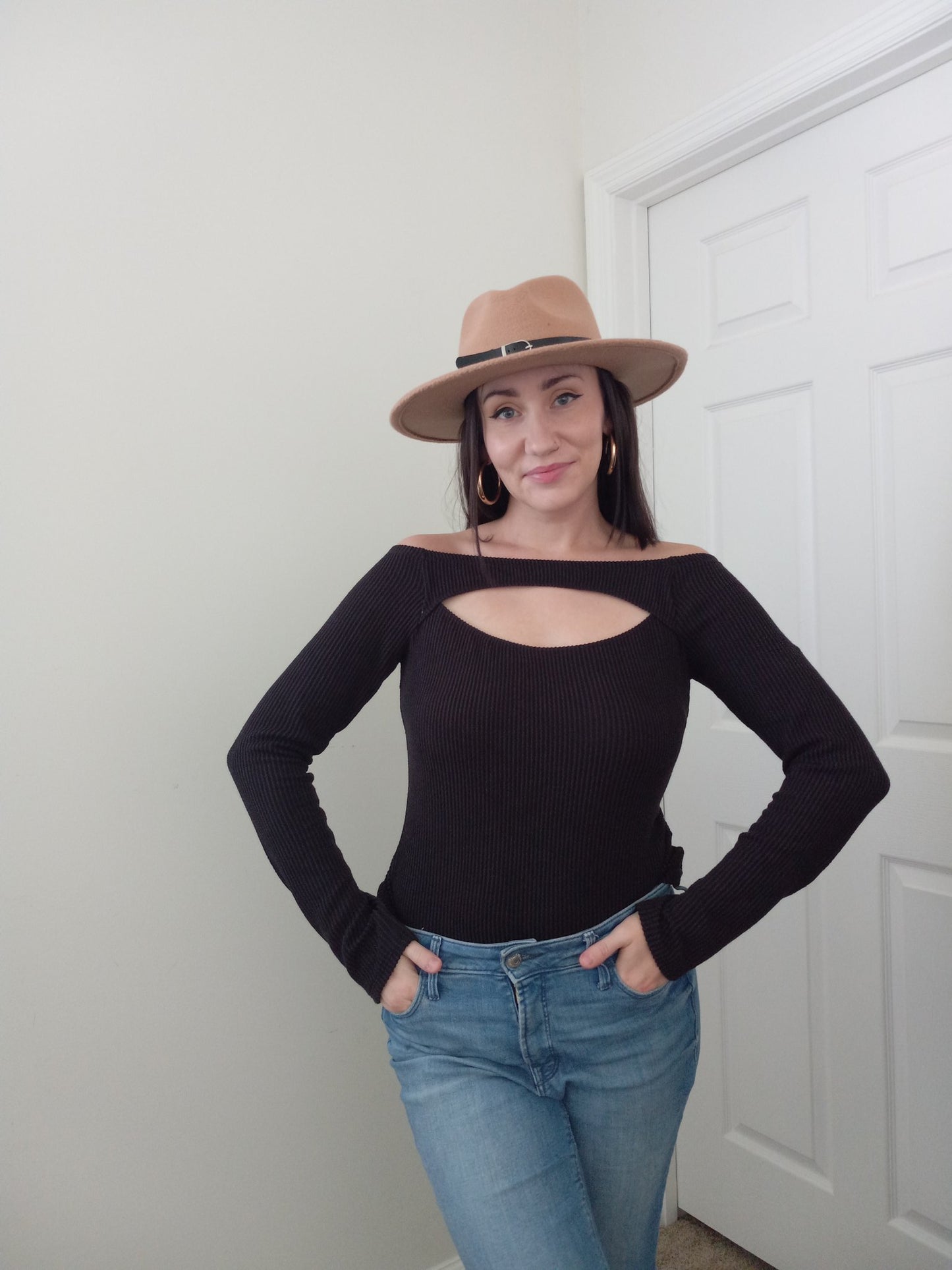 Sleeveless Cut Out Top