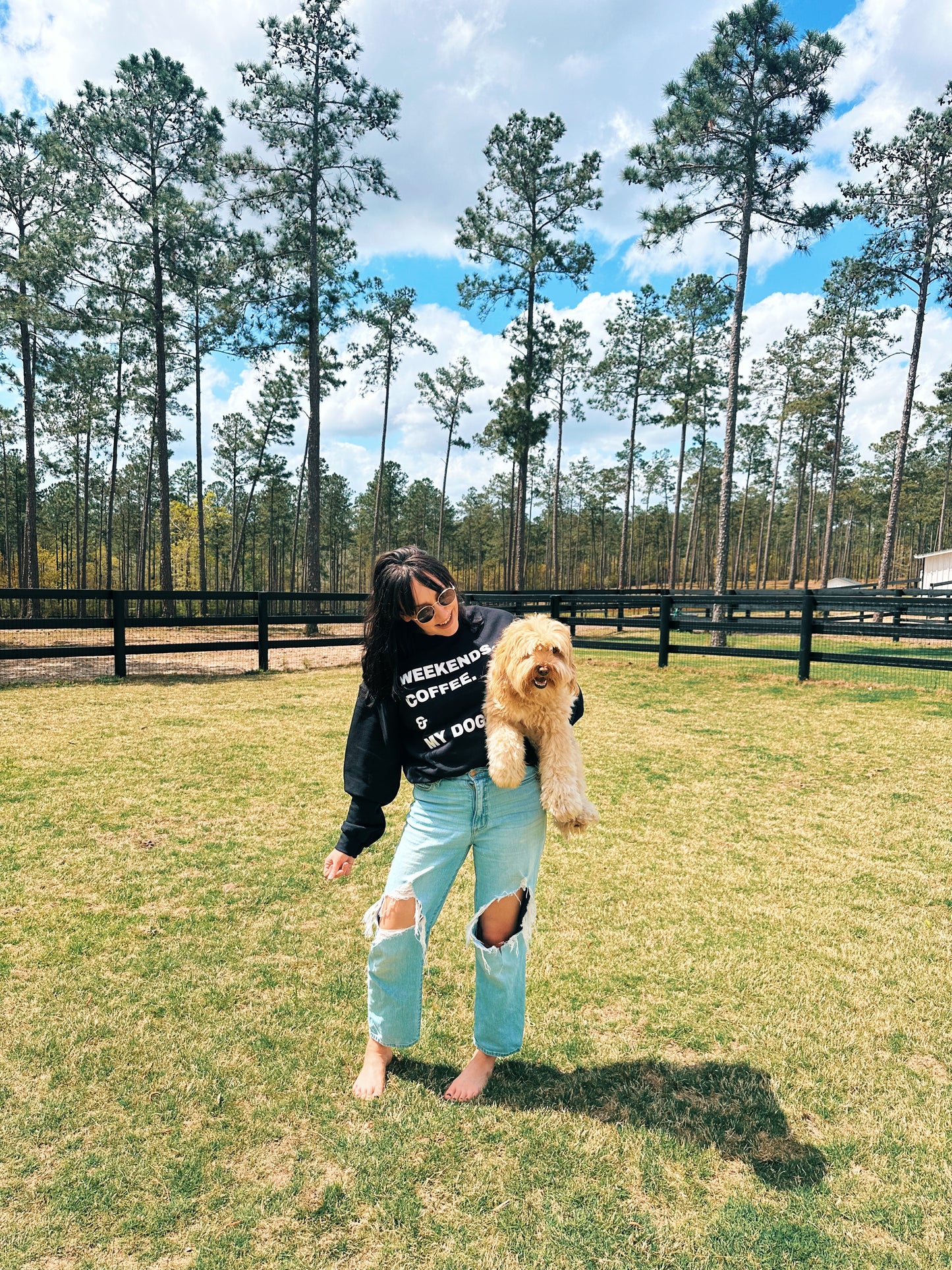 Weekends Graphic Sweatshirt